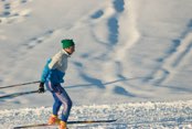 Sciatore di fondo – pista Monte Stino Capovalle